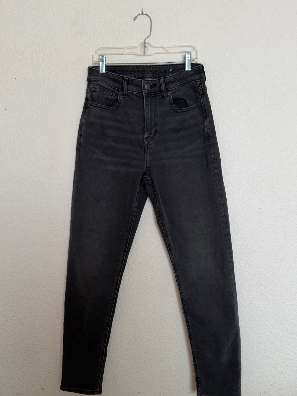 American Eagle High-Rise Black Slim Jeans